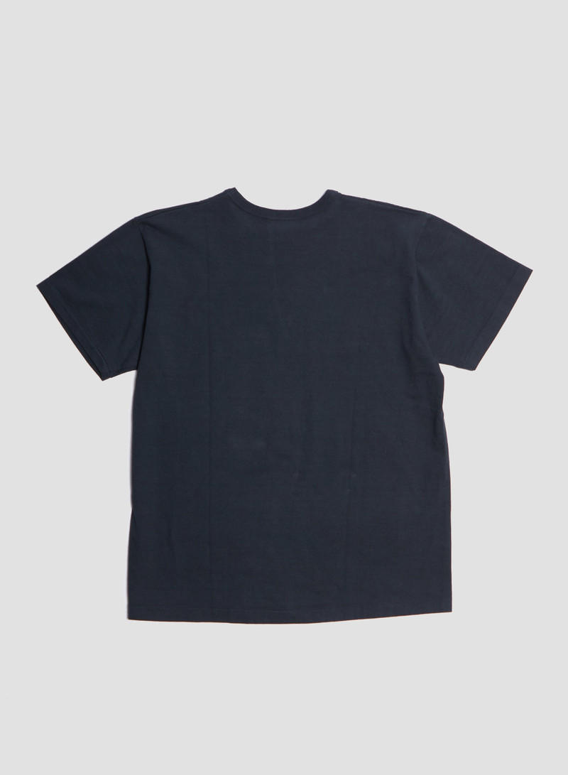 Allevol Heavy Duty Crew Neck Pocket T-Shirt in Black 3