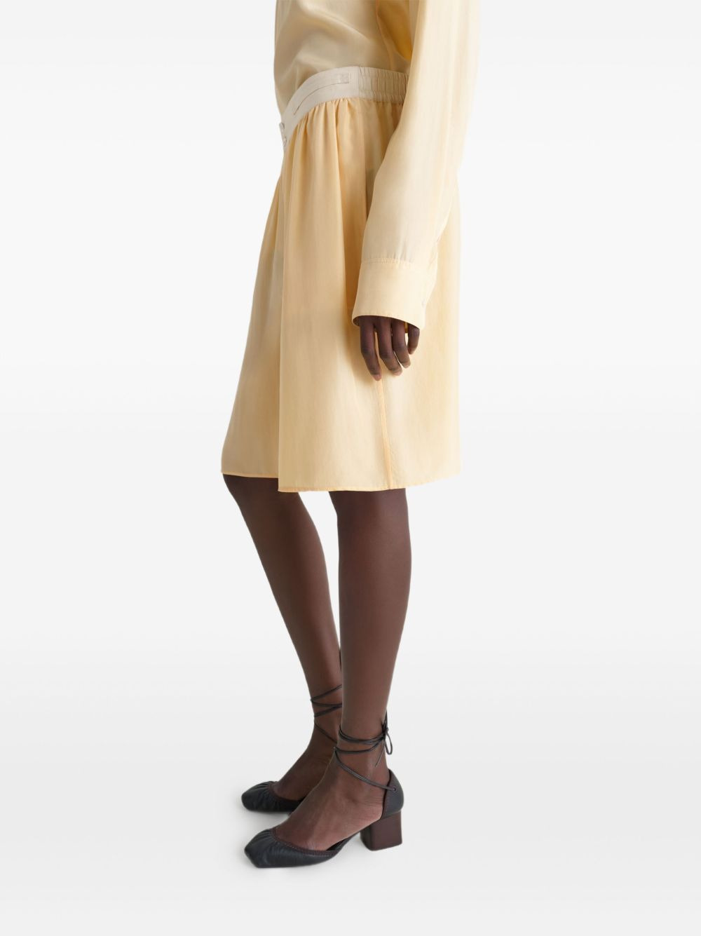 button-front shorts - 4
