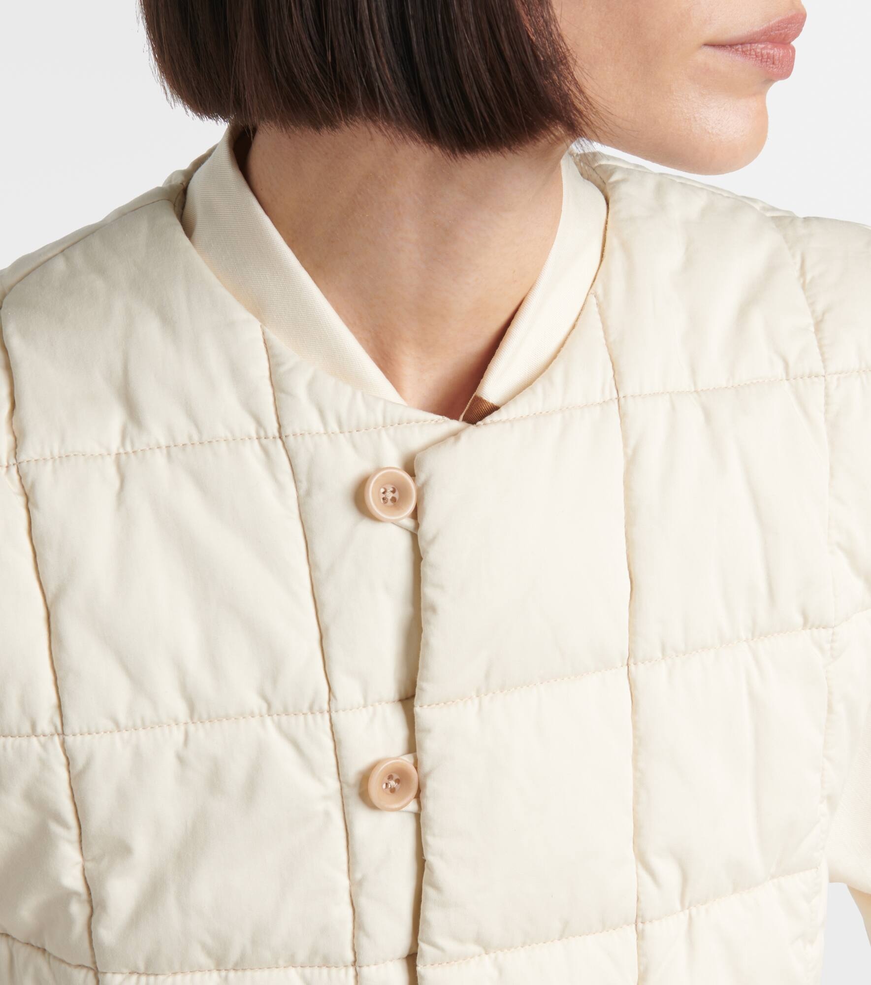 Quilted cotton puffer vest - 4