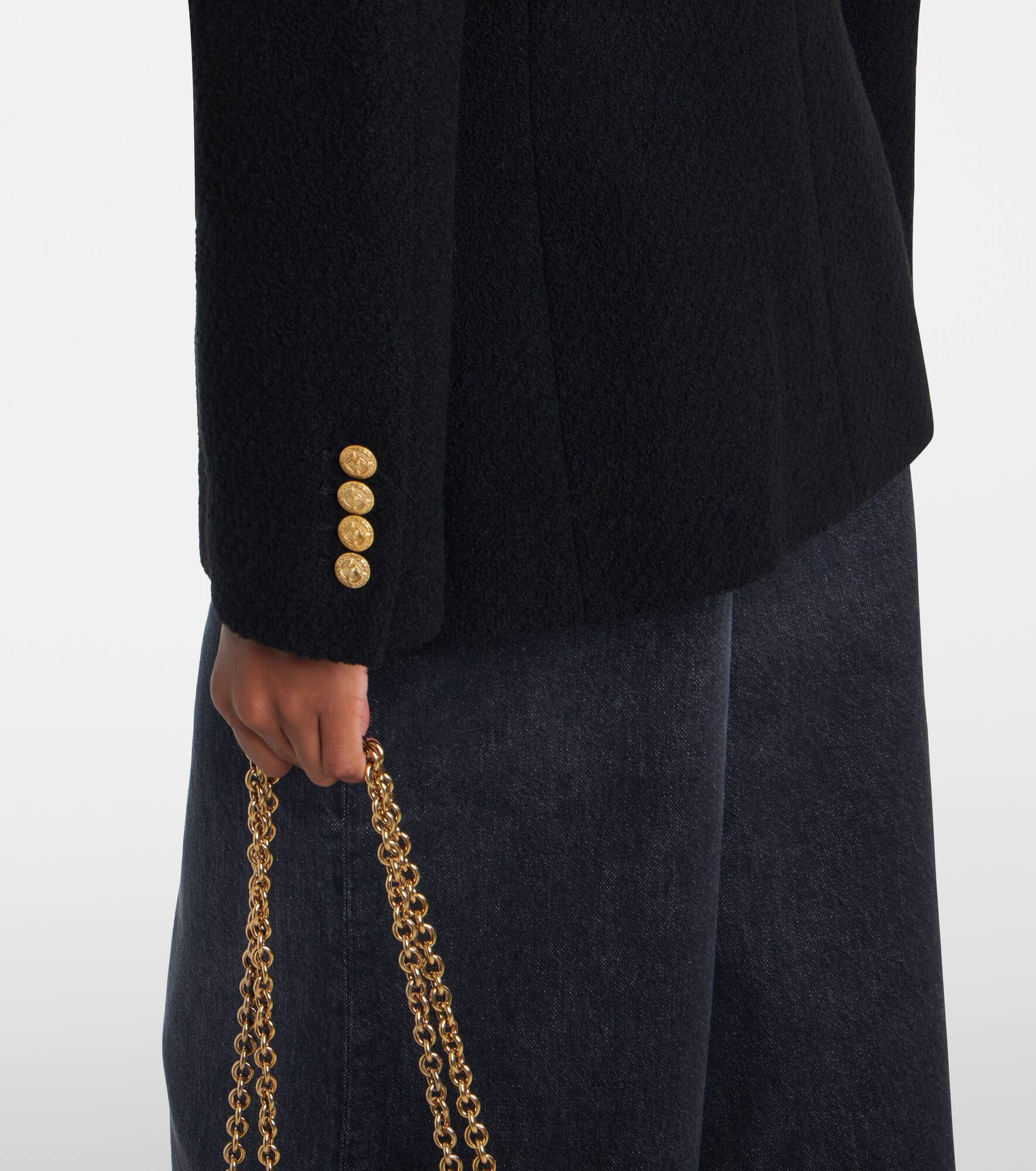 Wool-blend bouclé jacket - 5