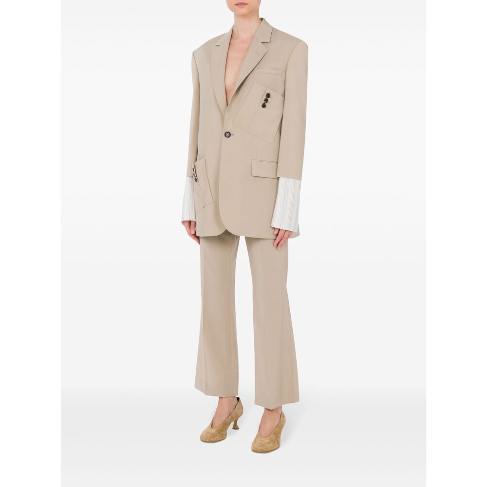 Moschino Neutrals Jackets - Blazers Women - 3