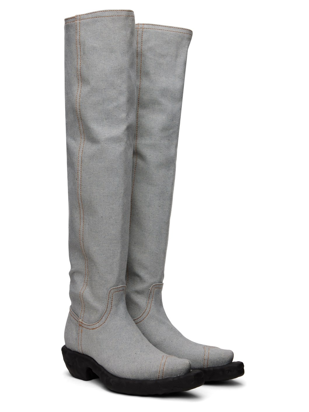 Blue Venga Tall Boots - 4
