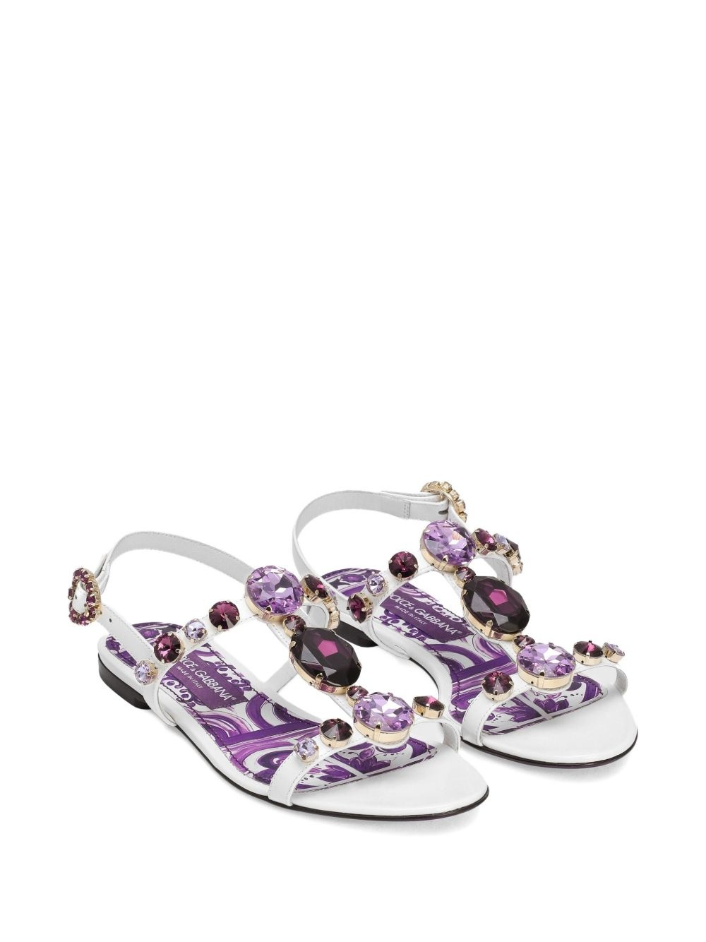 rhinestone-embellished sandals - 2