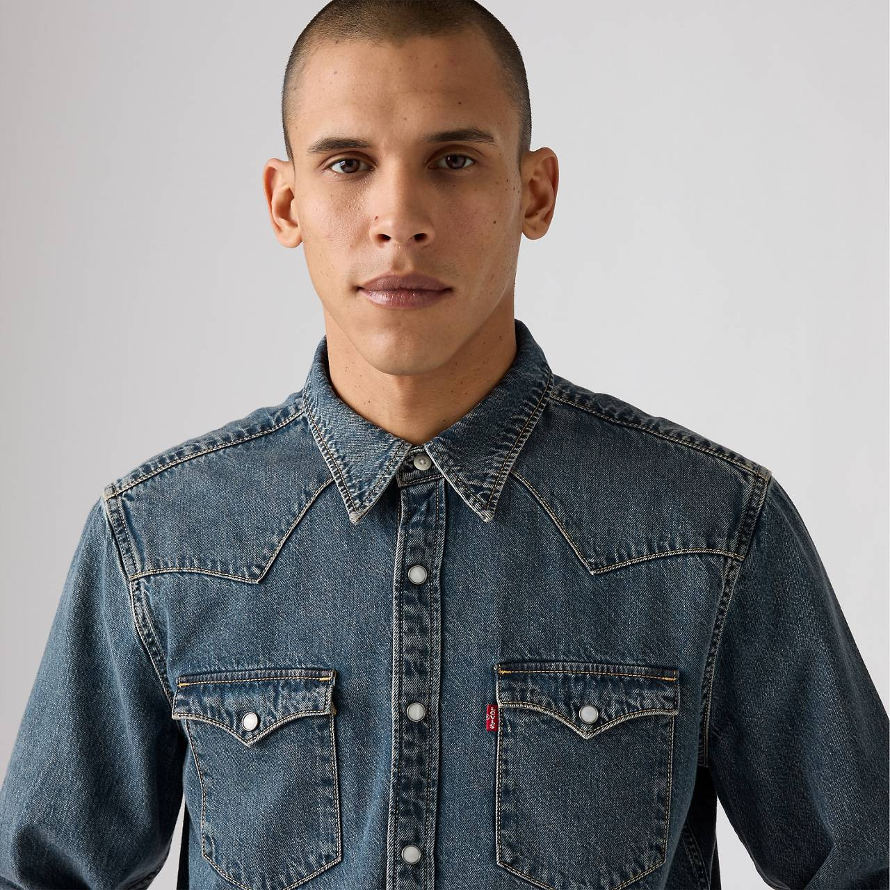 BARSTOW WESTERN DENIM SHIRT - 5