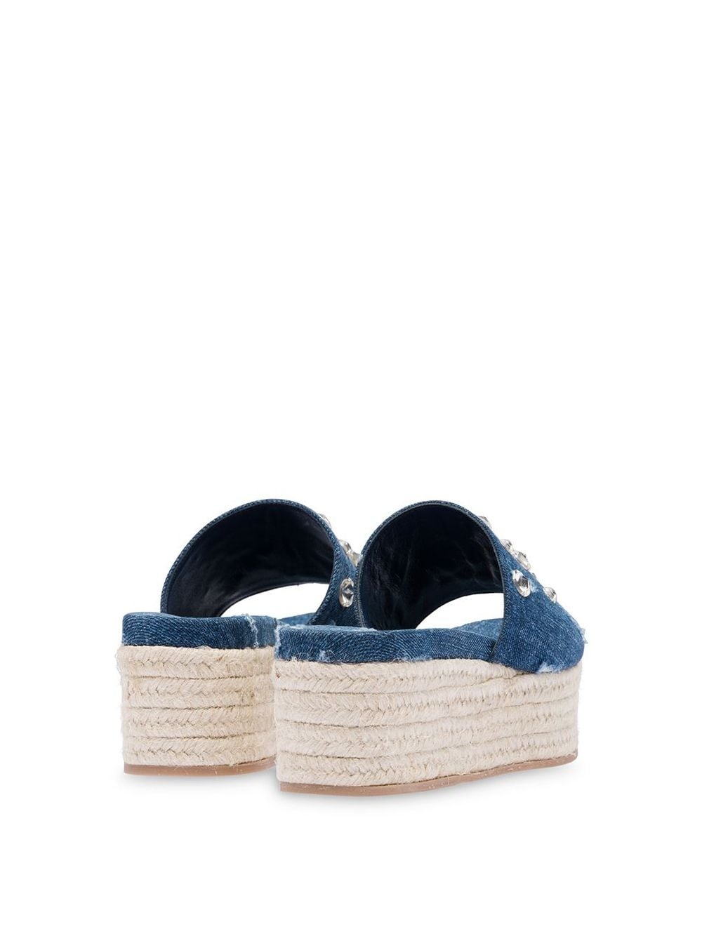 denim platform sandals - 3