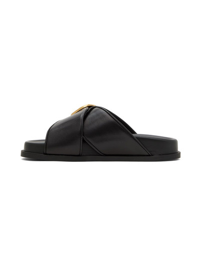 Valentino Black VLogo Sandals outlook