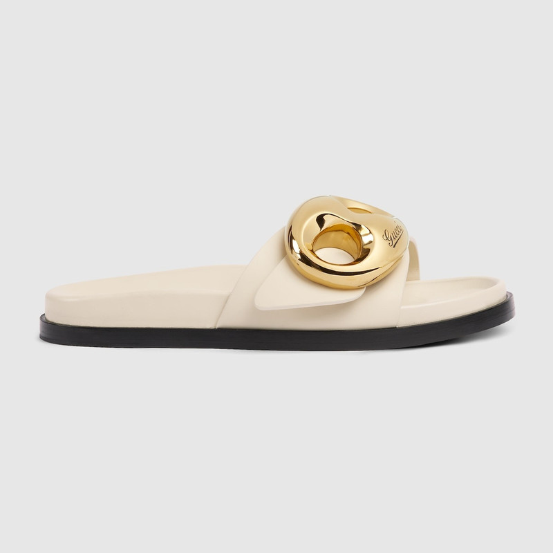 Women's Gucci Marina chain slide sandal 1