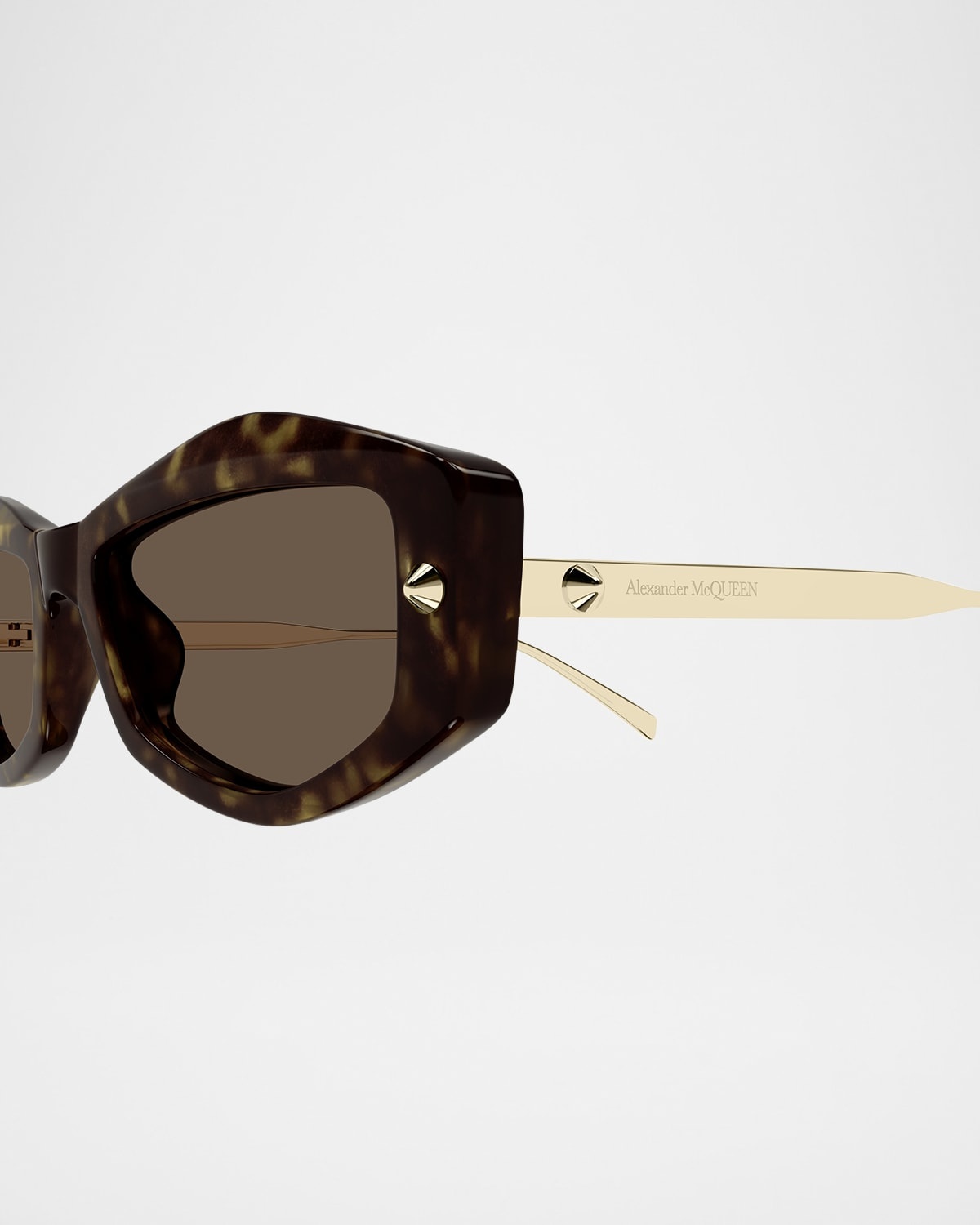 ALEXANDER MCQUEEN 長方形フレムサンクラス AM0482S 002 ALEXANDER MCQUEEN 長方形フレムサンクラス AM0482S 002