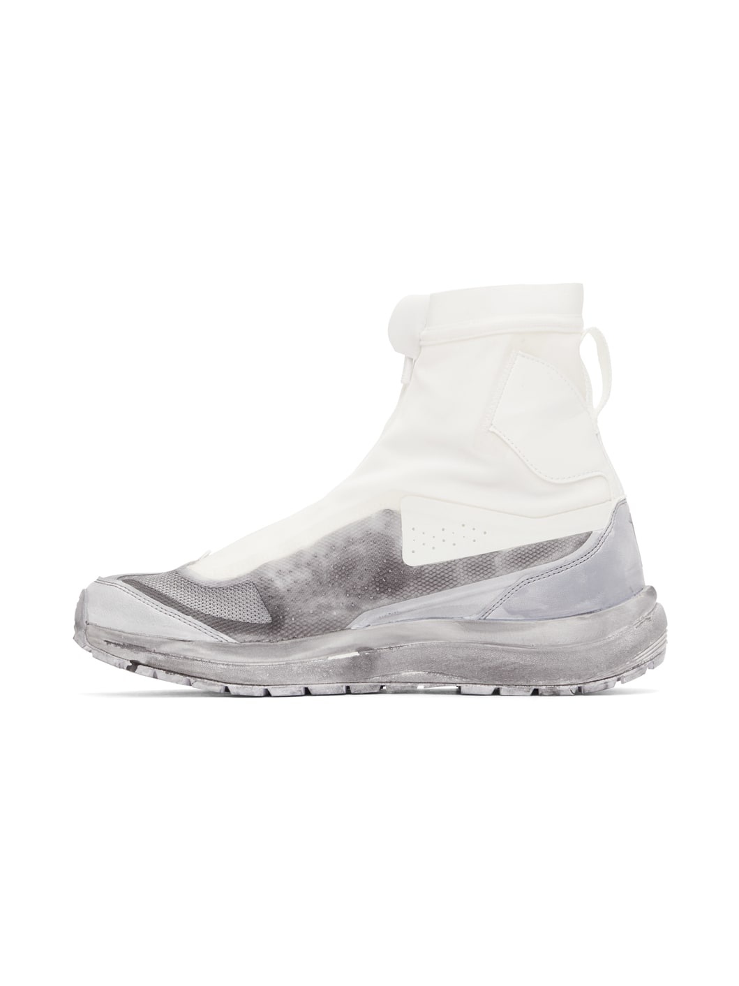 White & Grey Salomon Edition Bamba 2 High Sneakers - 3