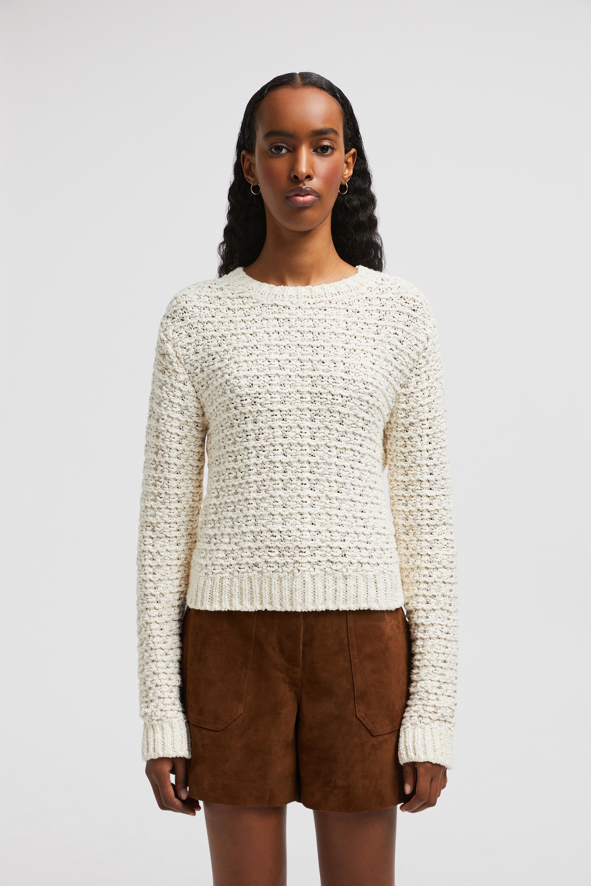 Textured Cotton Sweater - 3