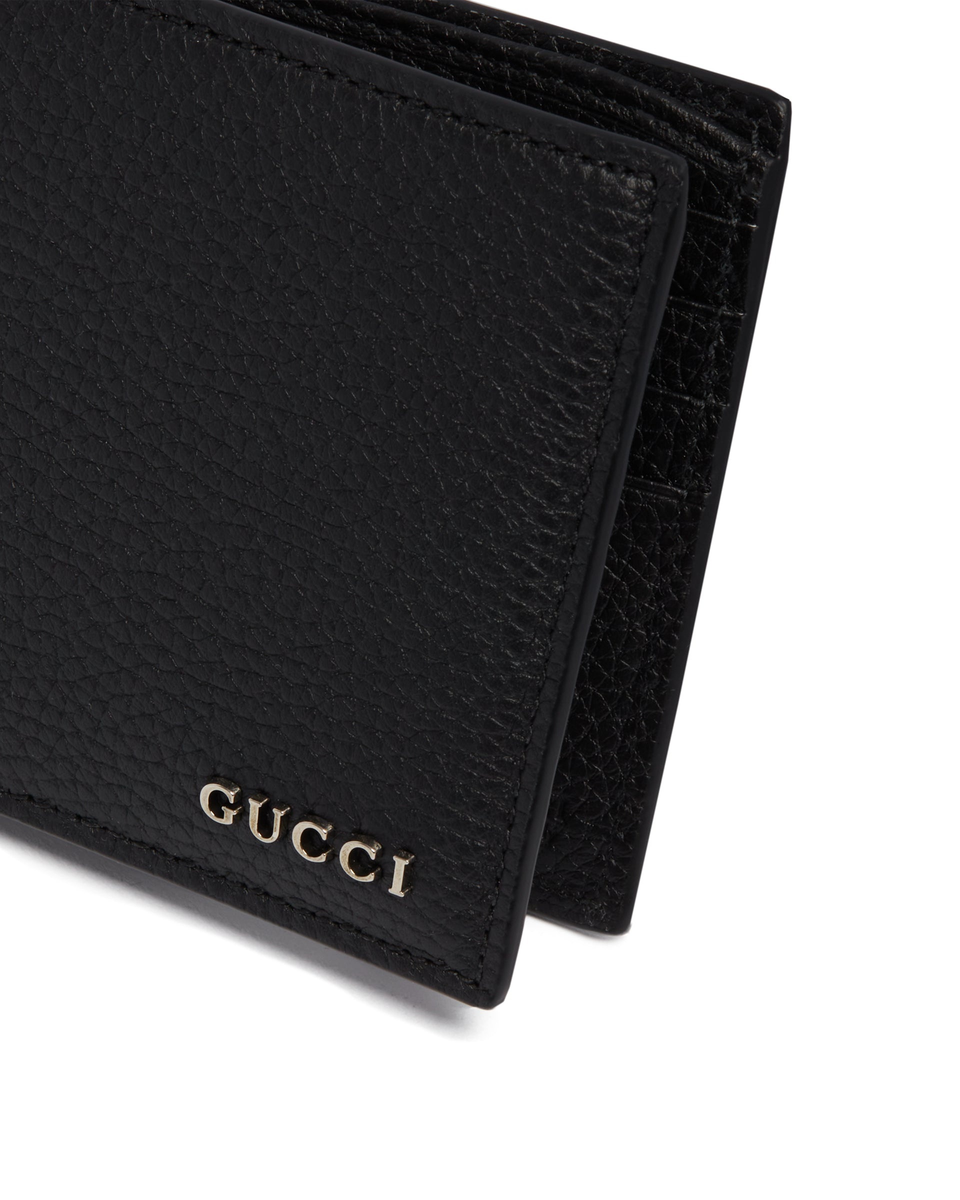 Black Bi-fold Logo Wallet - 6