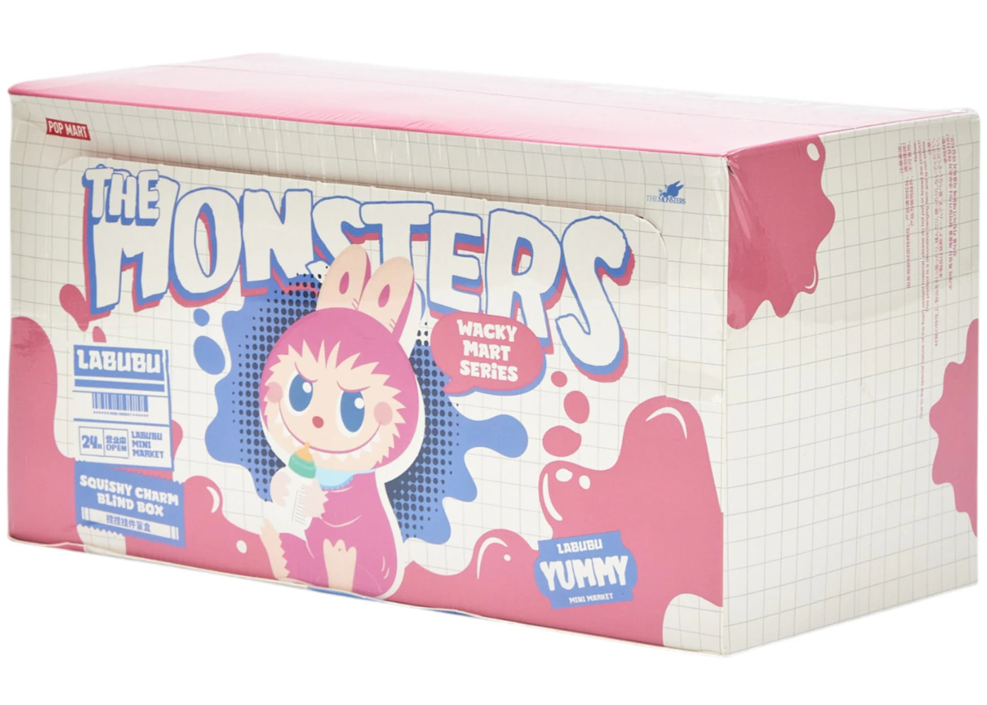 Pop Mart Labubu The Monsters Wacky Mart Series Squishy Charm Sealed Case (6 Blind Box) - 3