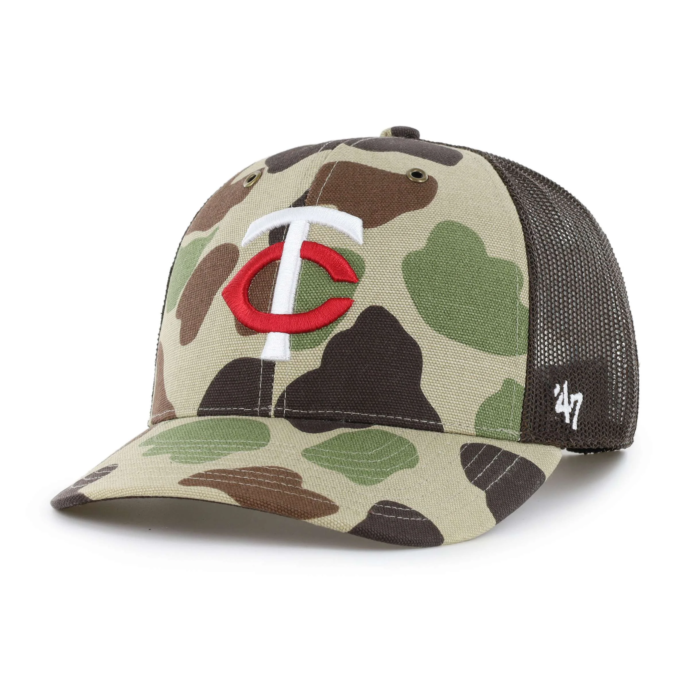 Minnesota Twins '47 Camo Trucker - 1