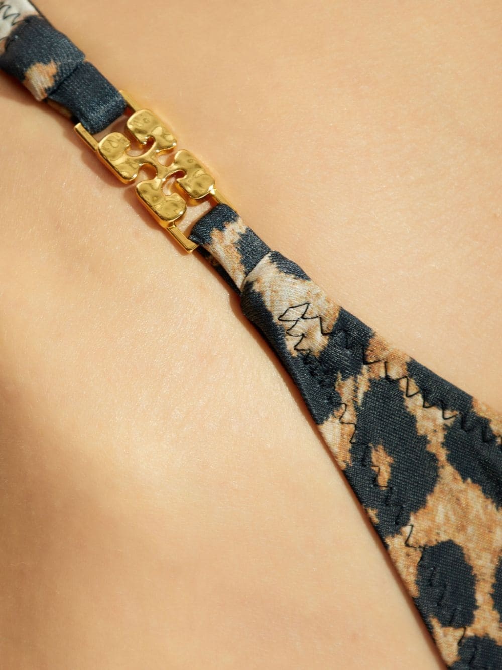 leopard-print bikini bottoms - 5