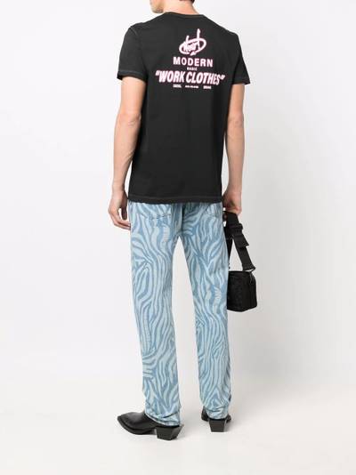 Diesel graphic-print cotton T-shirt outlook