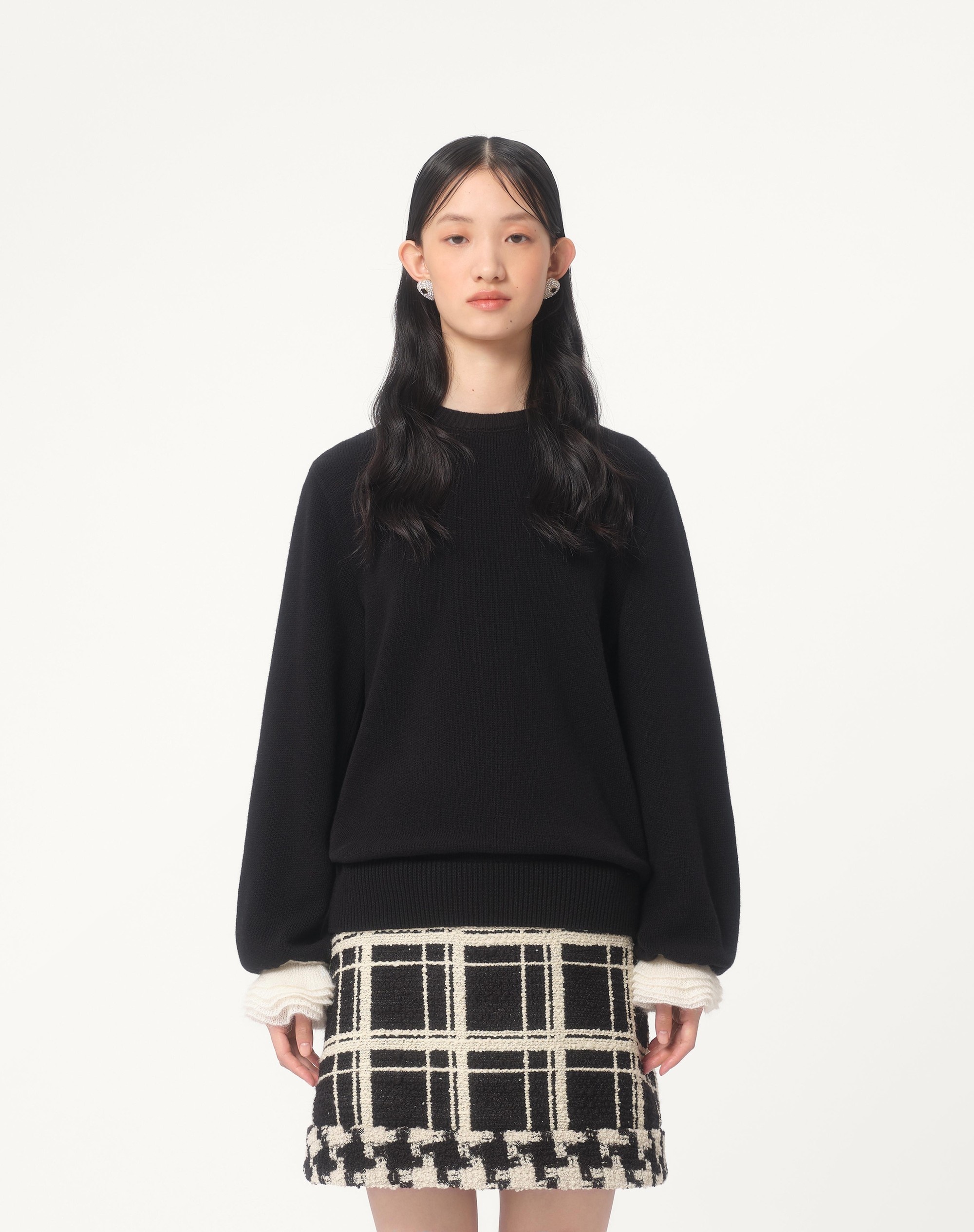WOOL AND MOHAIR SWEATER - 6