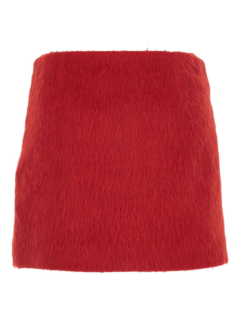 MSGM concealed zip miniskirt outlook