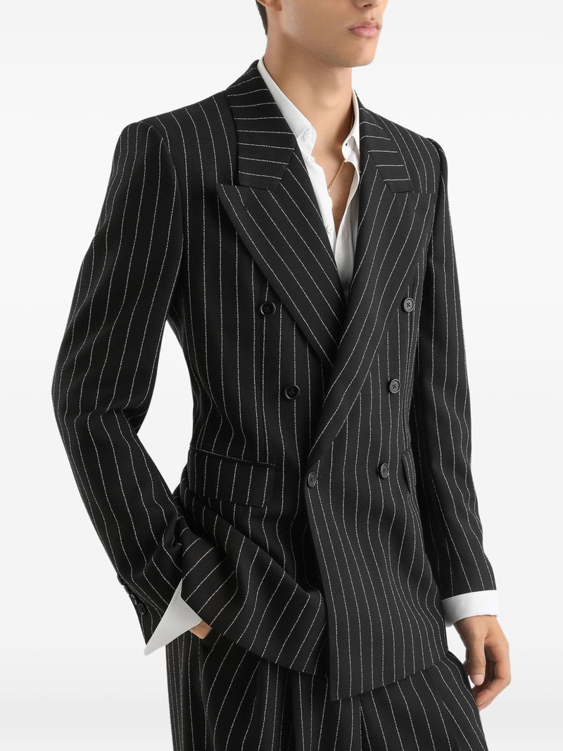 striped double-breasted blazer 5