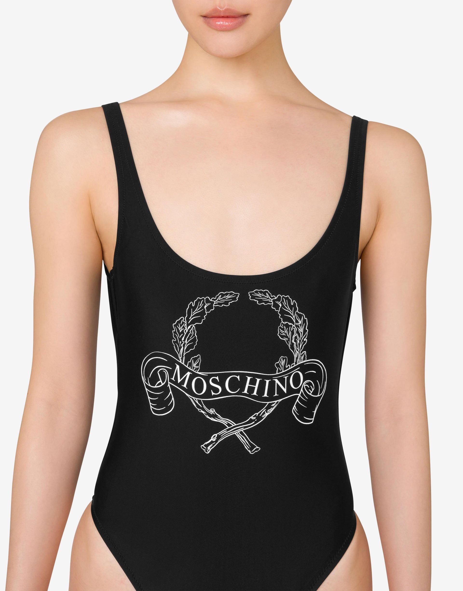 ONE-PIECE SWIMSUIT LAUREL CROWN LOGO - 3