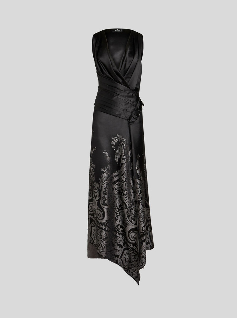 SILK JACQUARD DRESS 1