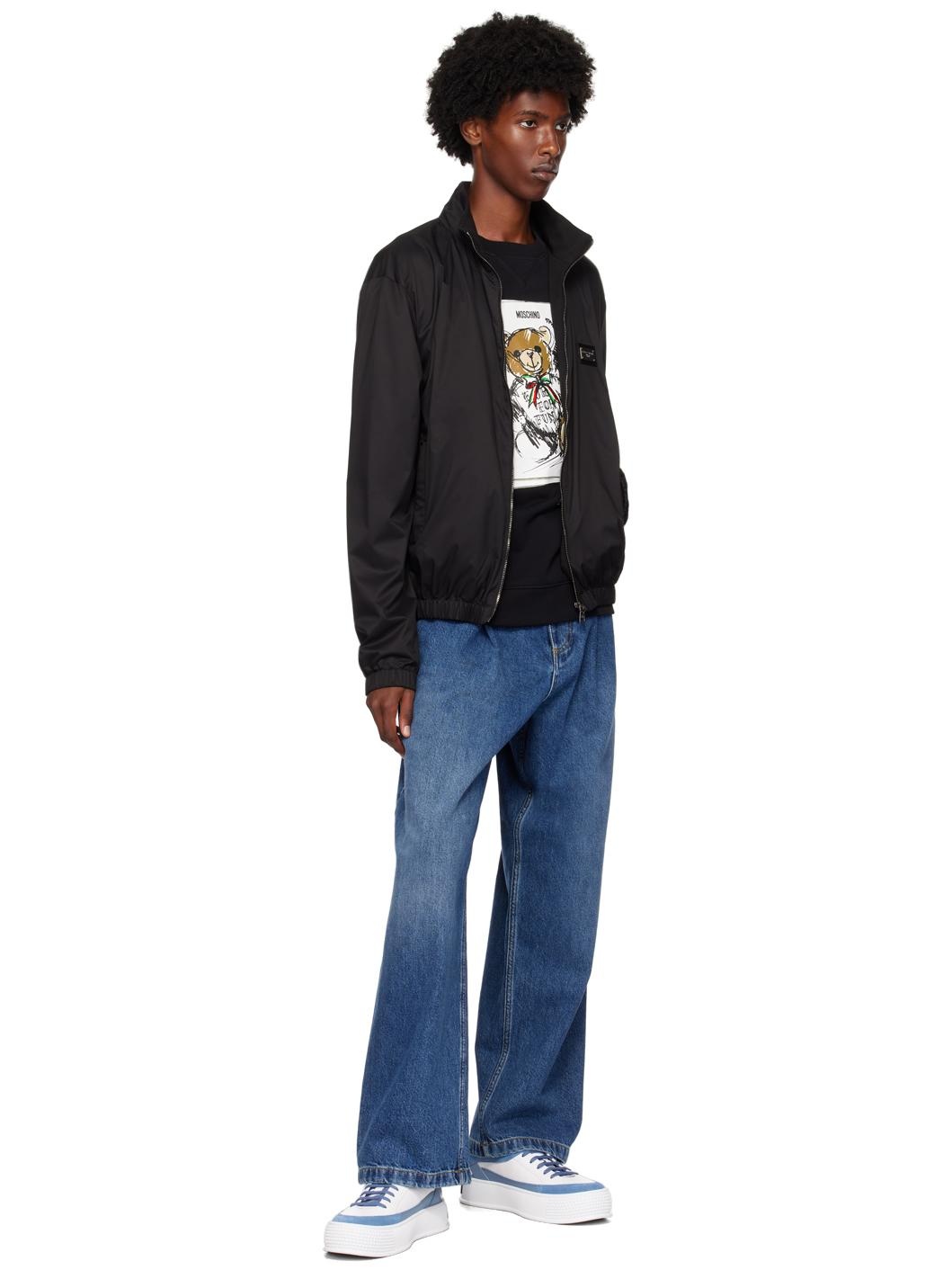 Black Teddy Bear Sweatshirt - 4