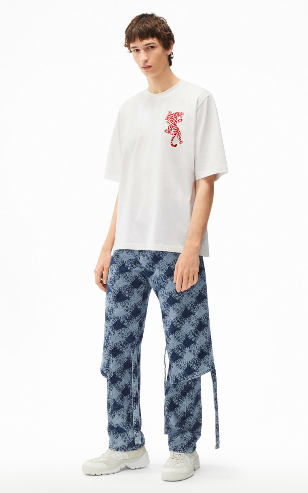 'K Climbing Tiger' oversize T-shirt - 3