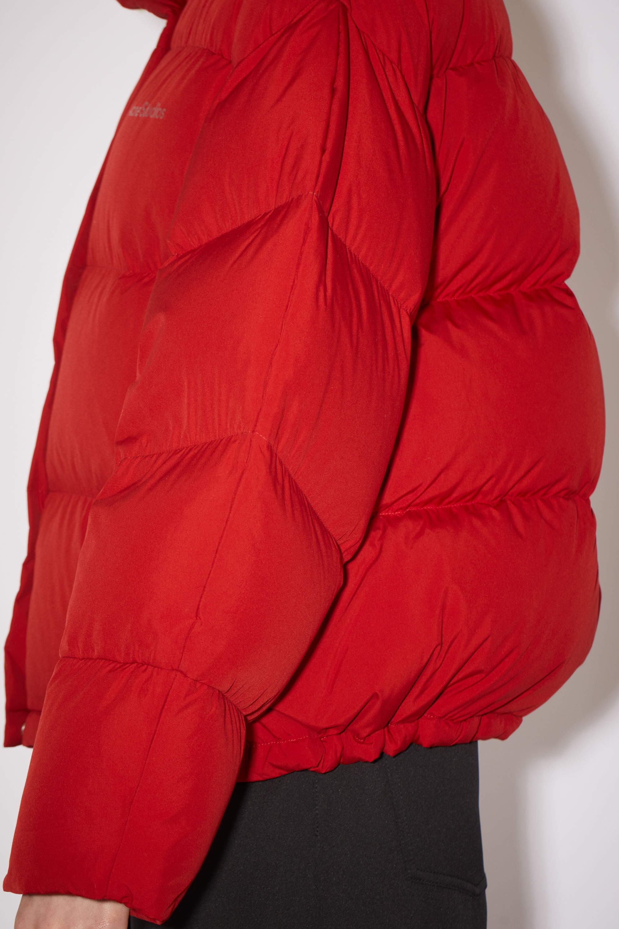 Down puffer jacket - Cherry red - 5