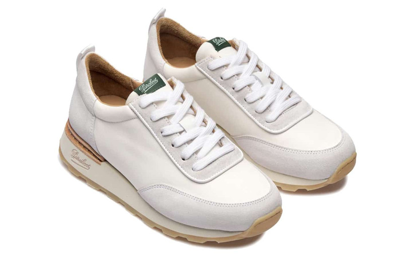 Cosmos Velvet/Ventile Off White - Rubber Sole 2