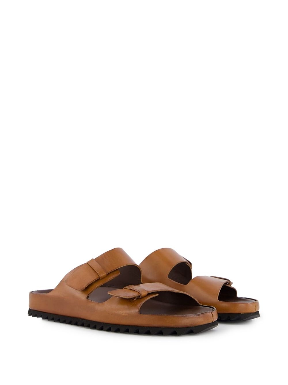 leather slides - 3
