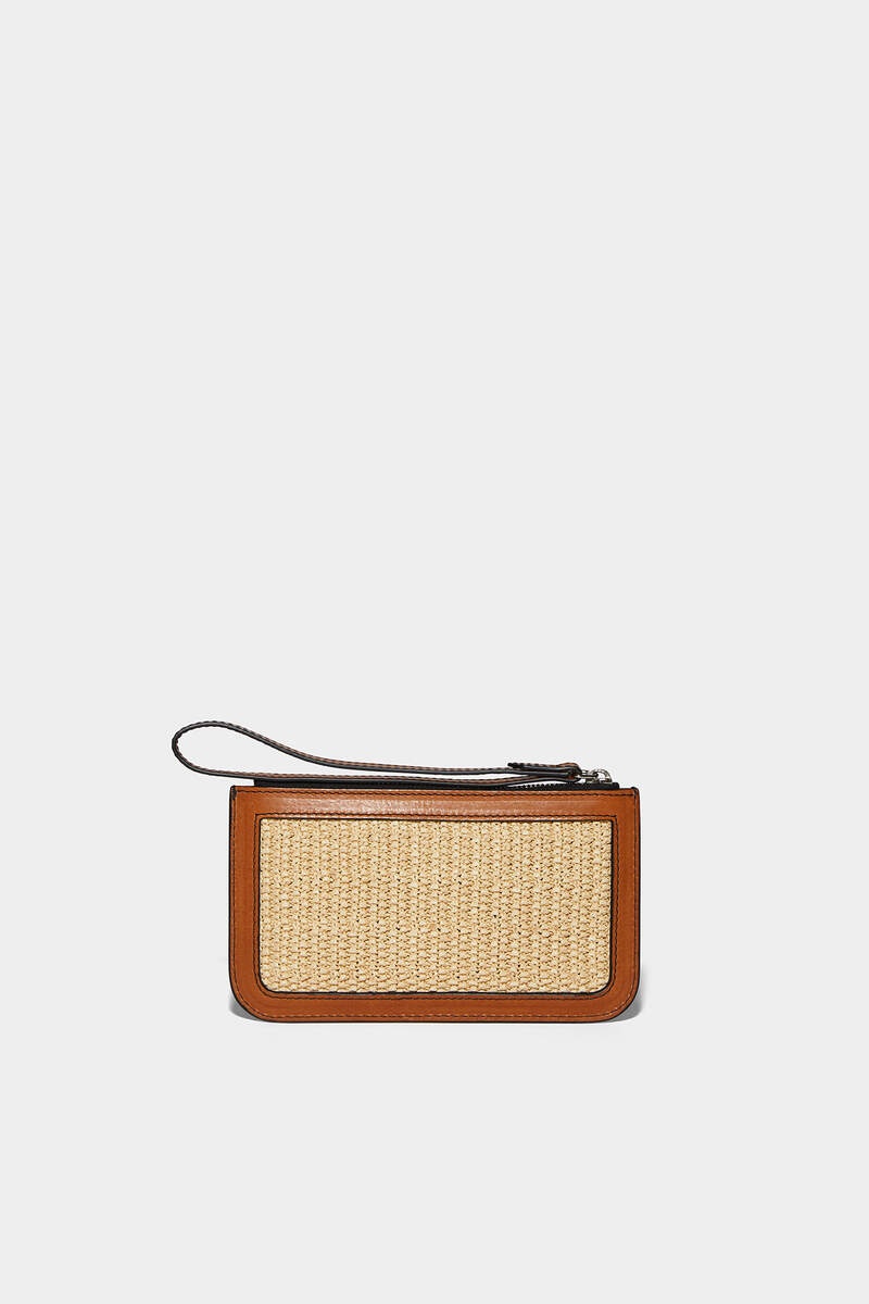 JUNGLE RAFIA POUCH - 2