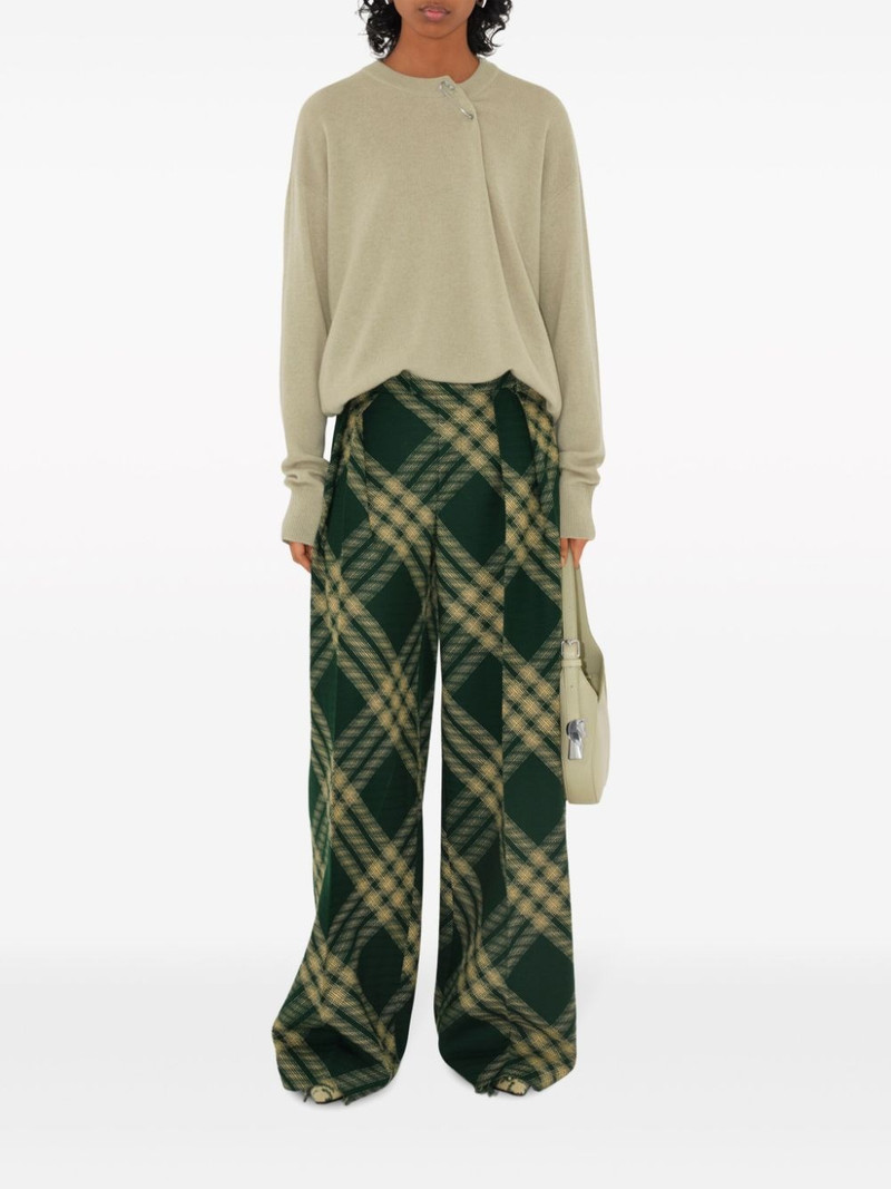 Burberry paperclip-detail cashmere jumper outlook