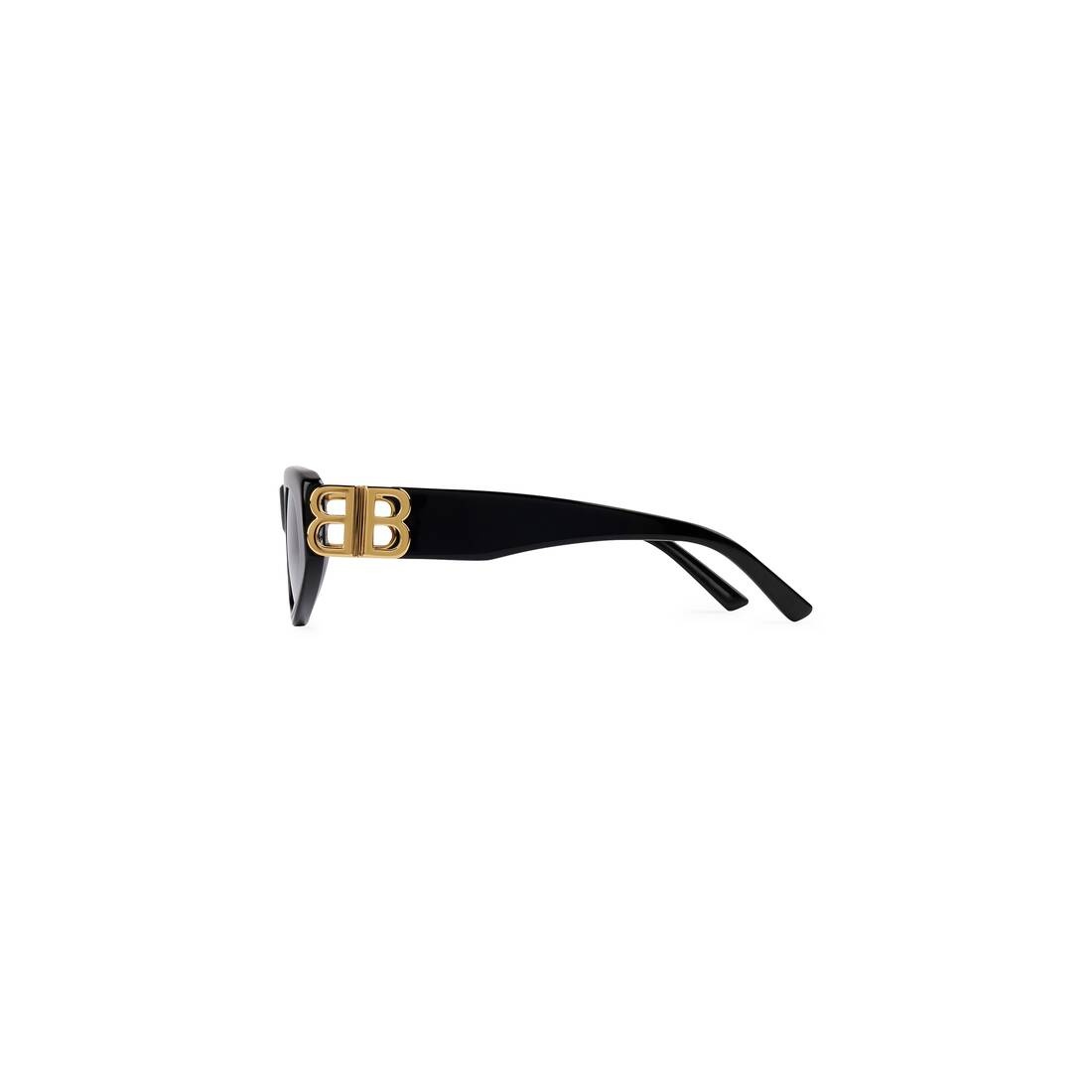 Dynasty D-frame Sunglasses in Black - 3
