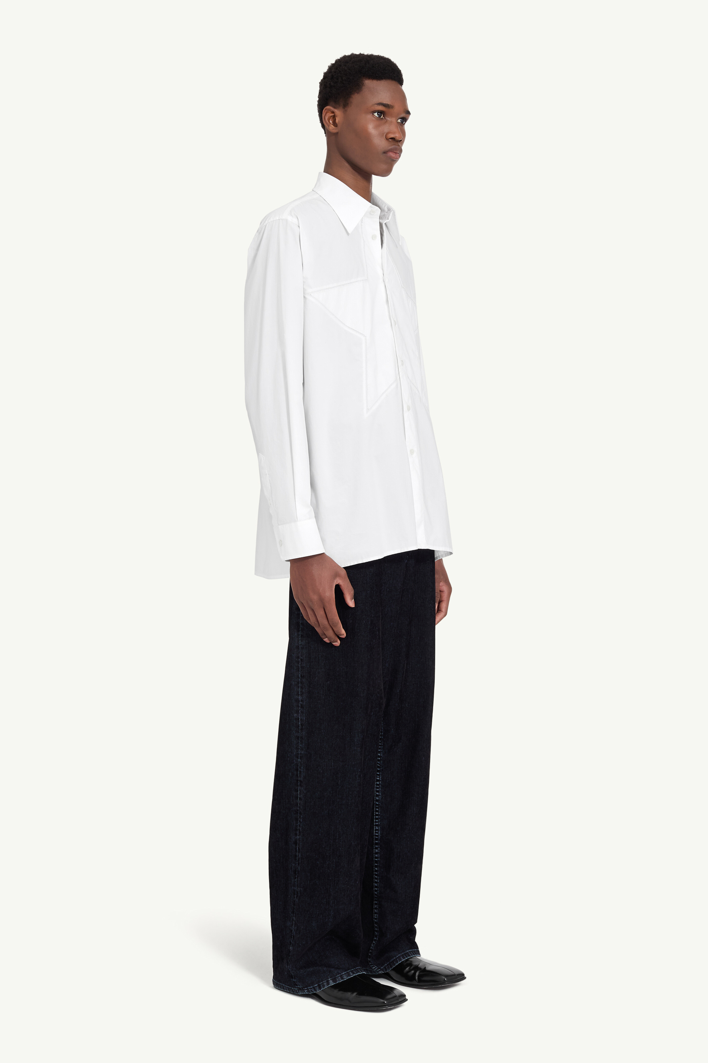 Cotton poplin shirt - 3