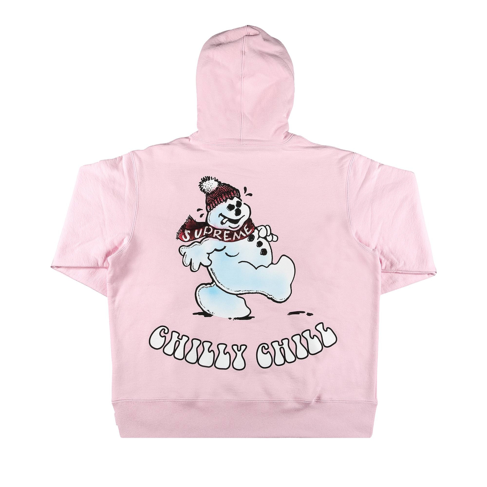 Supreme Snowman Hooded Sweatshirt 'Light Pink' - 2