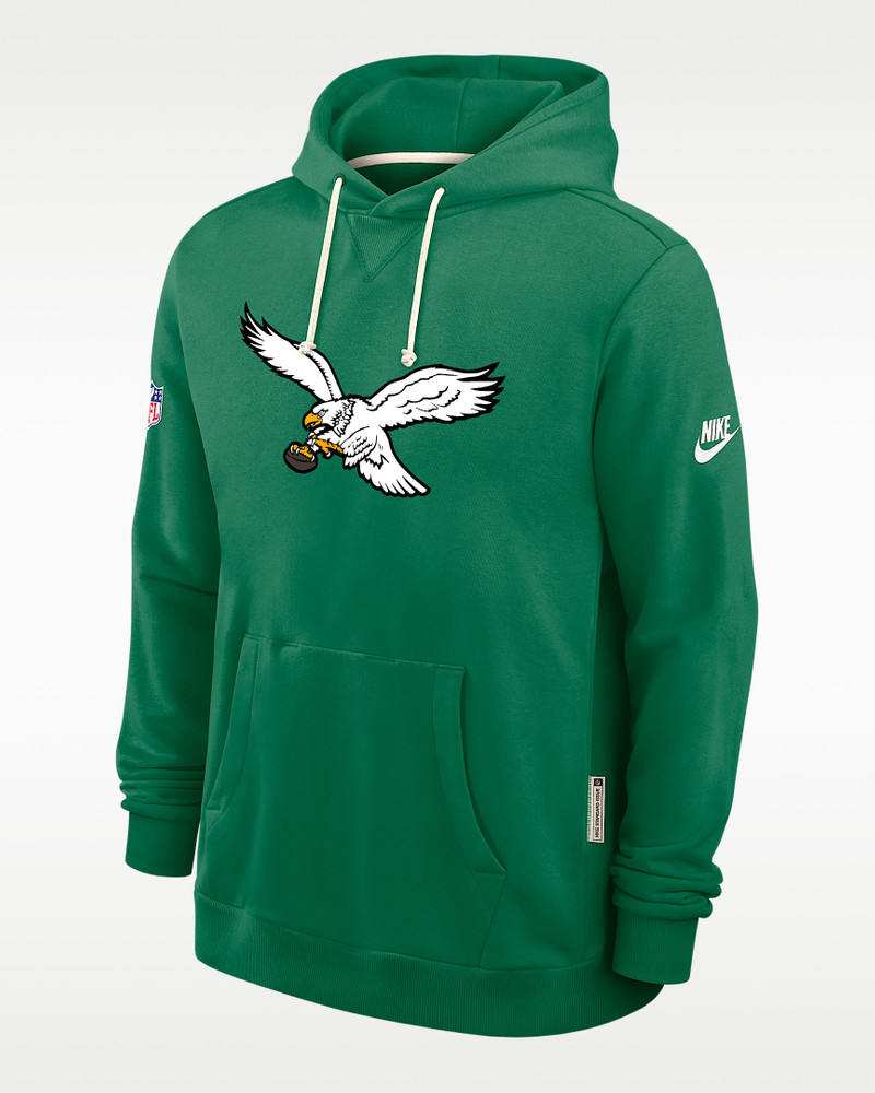 Philadelphia Eagles Alt Offensive Set Play Sideline Men's Nike Dri-FIT NFL Pullover Hoodie 1