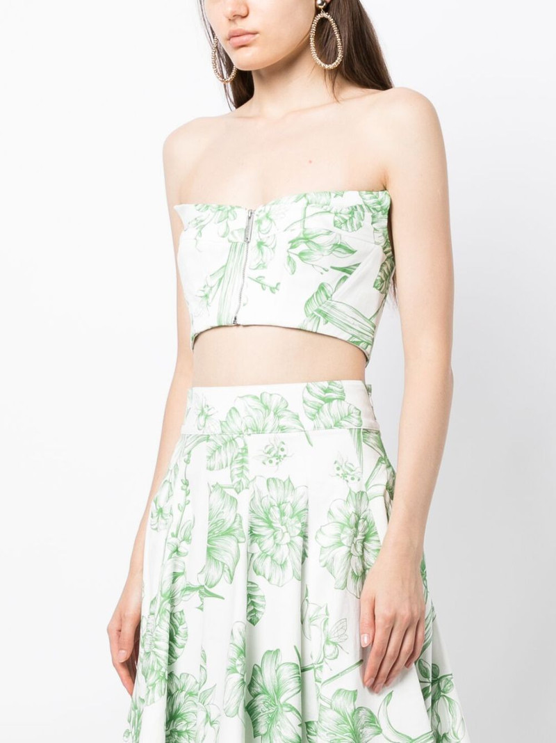 floral-print cotton top 3
