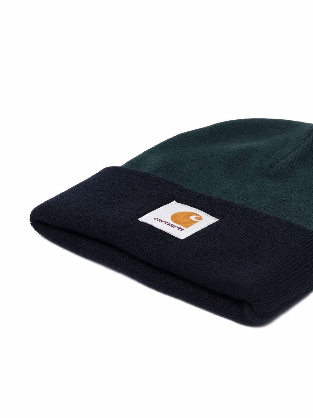 Triple logo patch beanie - 2