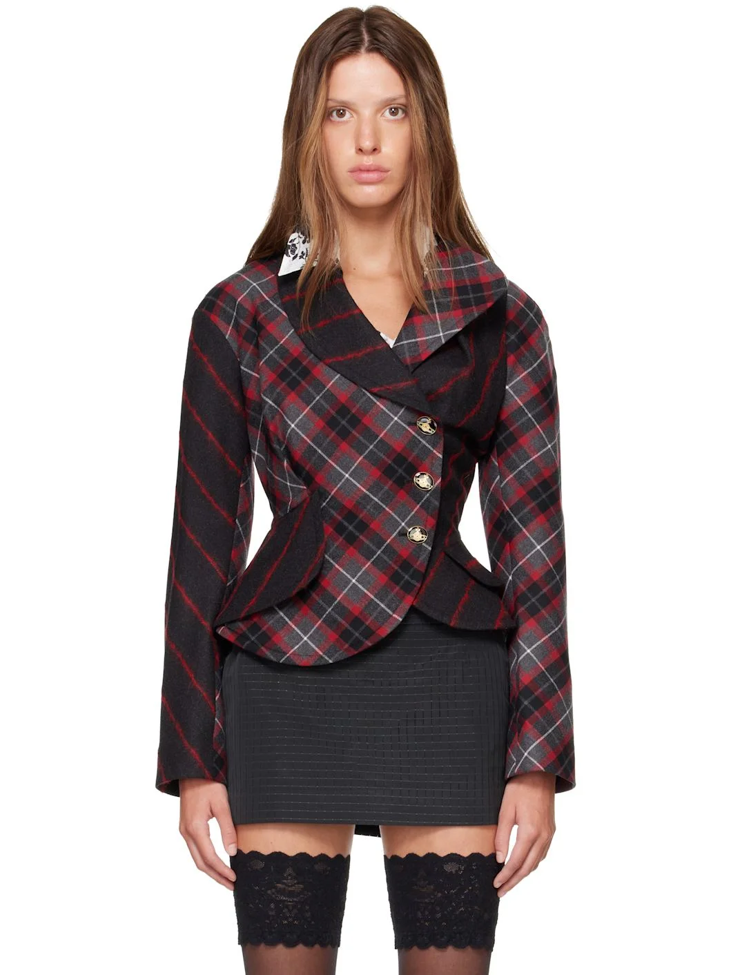 Gray & Red Stromy Jacket - 1