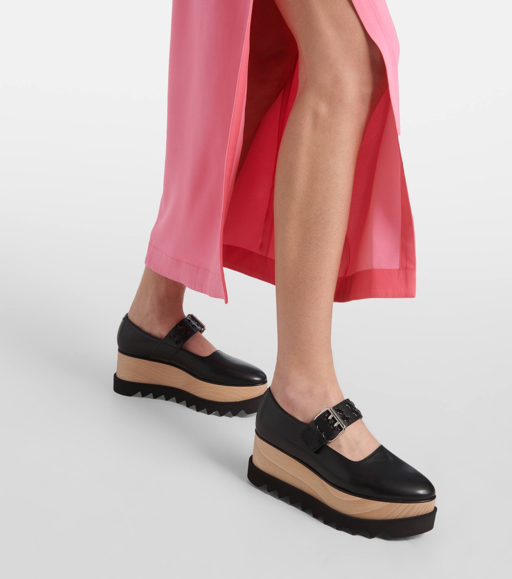 Elyse Eco Alter Mat leather platform sneakers - 4