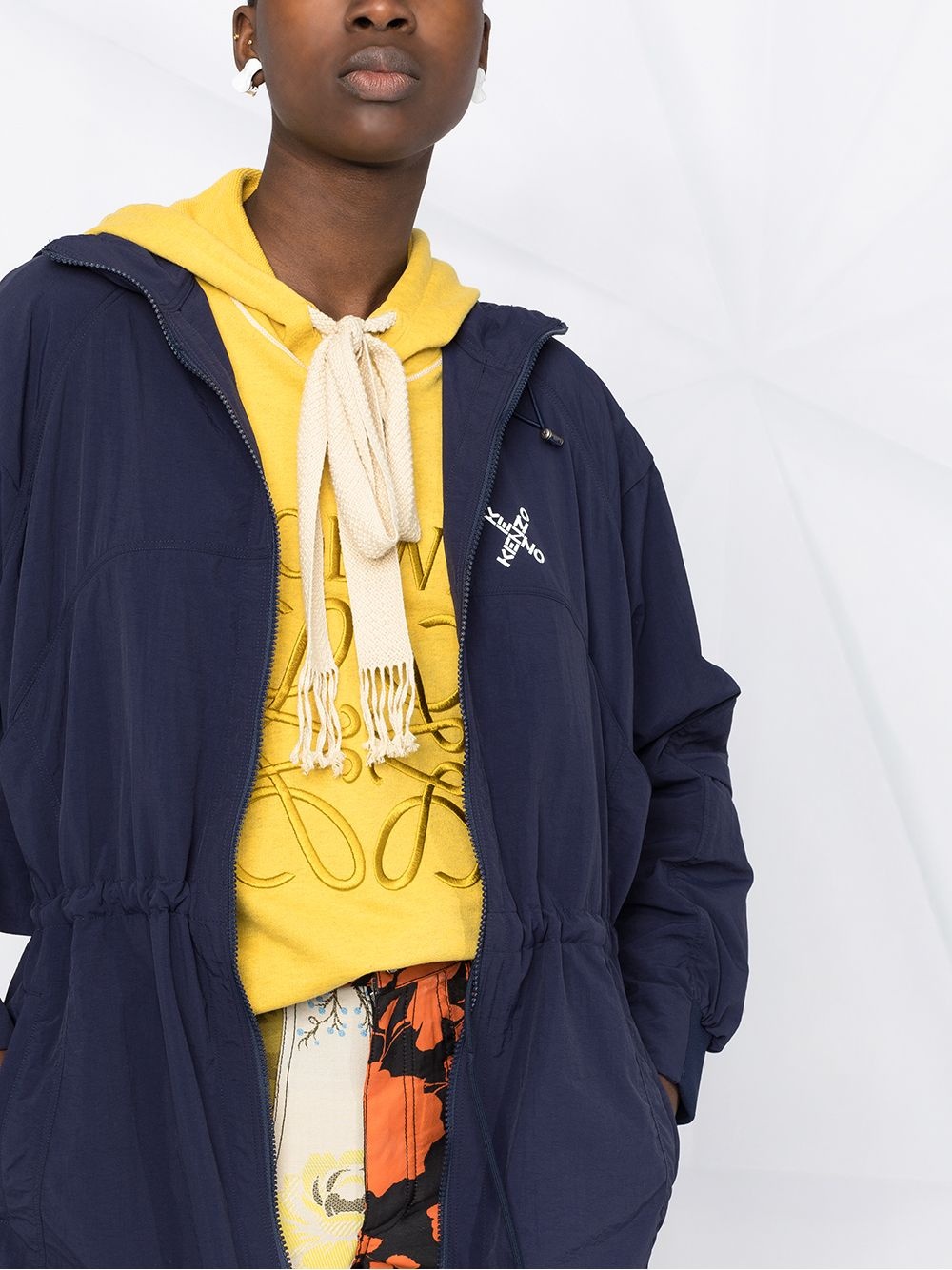 'Little X' hooded parka - 5
