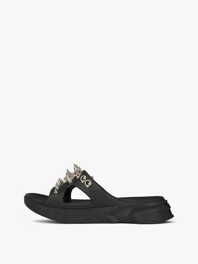 Givenchy MARSHMALLOW SANDALS IN RUBBER WITH STUDS outlook