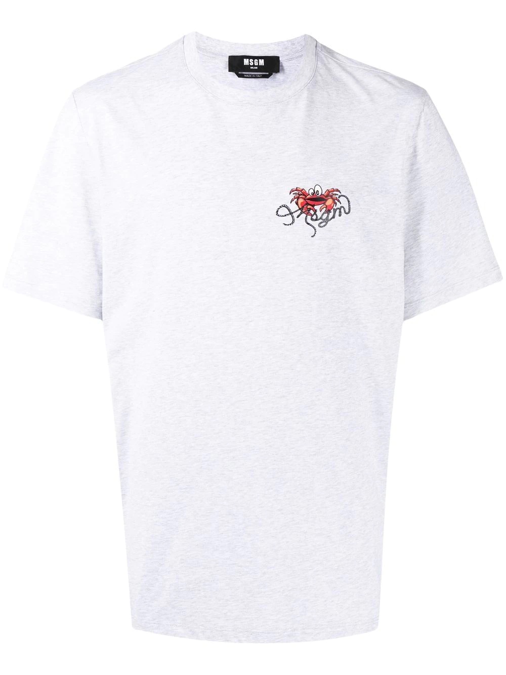 logo-embroidered T-shirt - 1