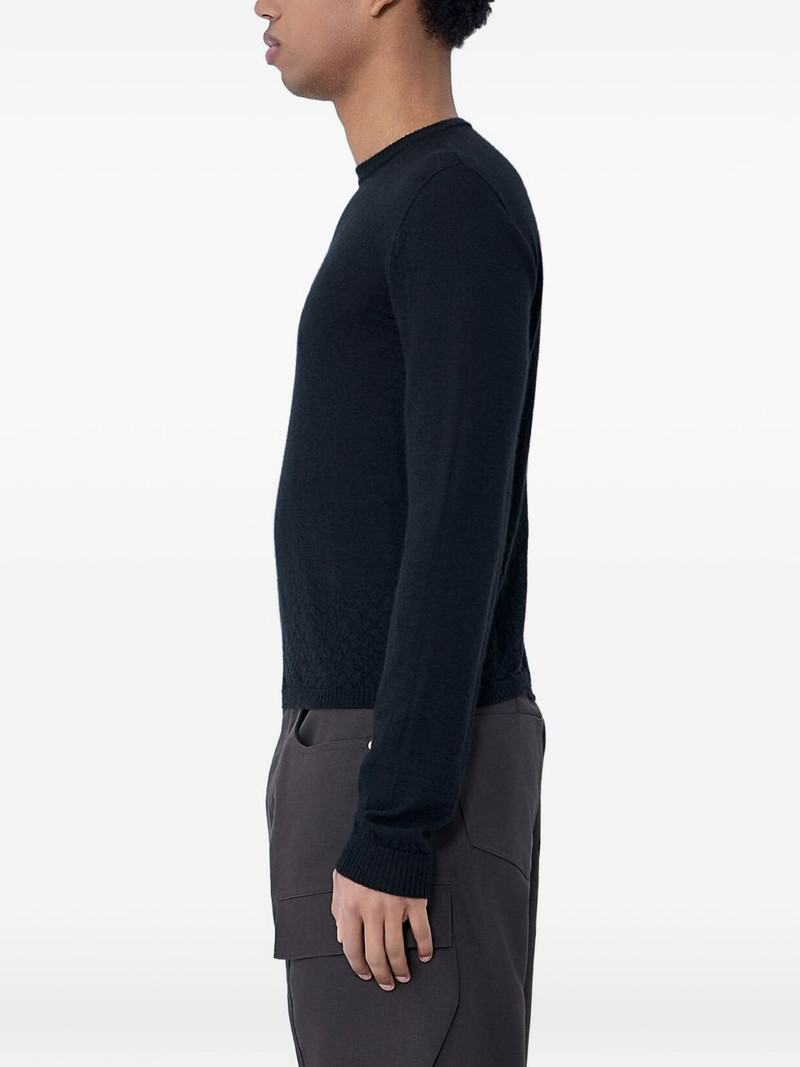 Rick Owens ribbed crew-neck sweater outlook