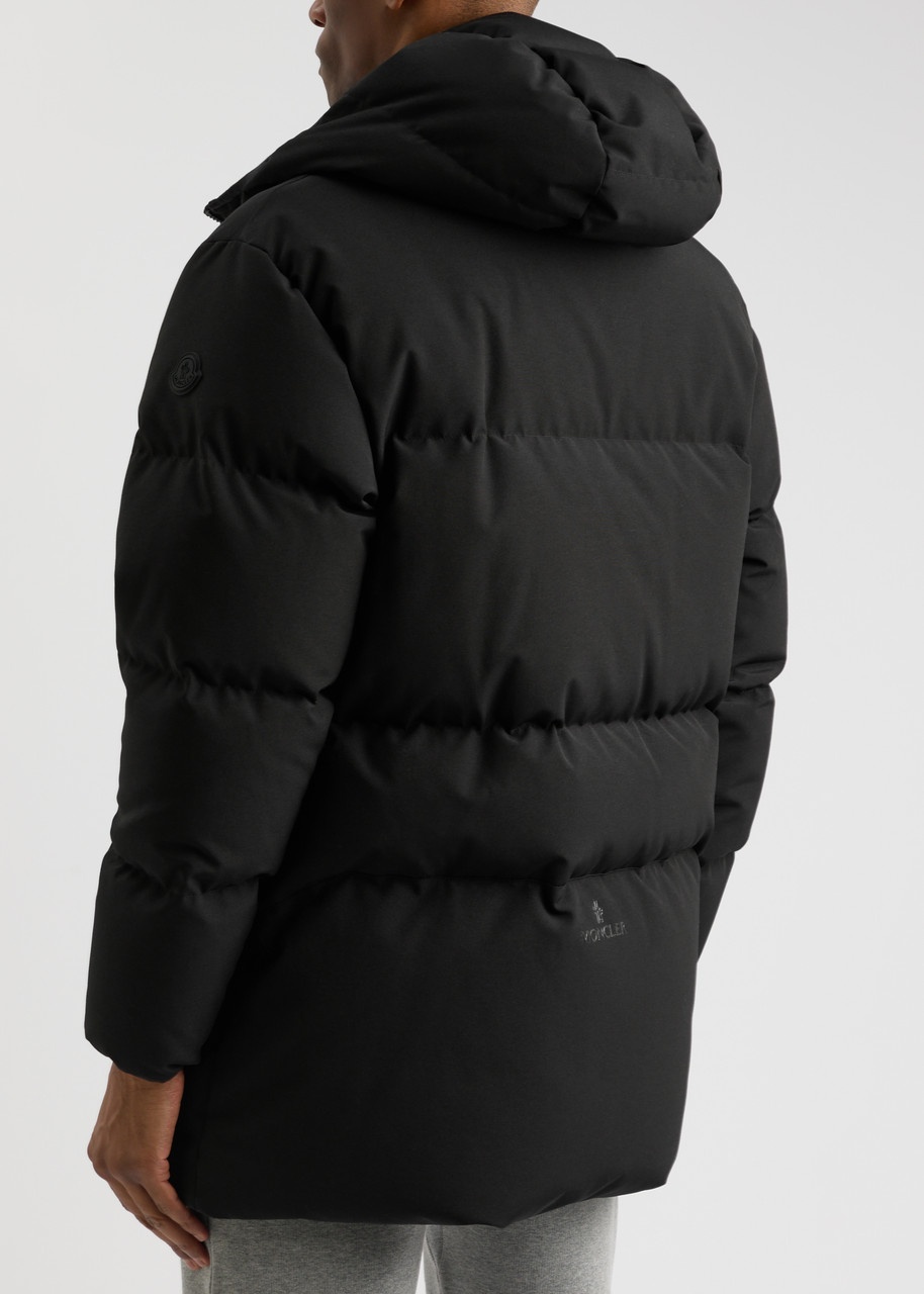 Moncler Men's Valmaron Black Quilted Shell Jacket - 3