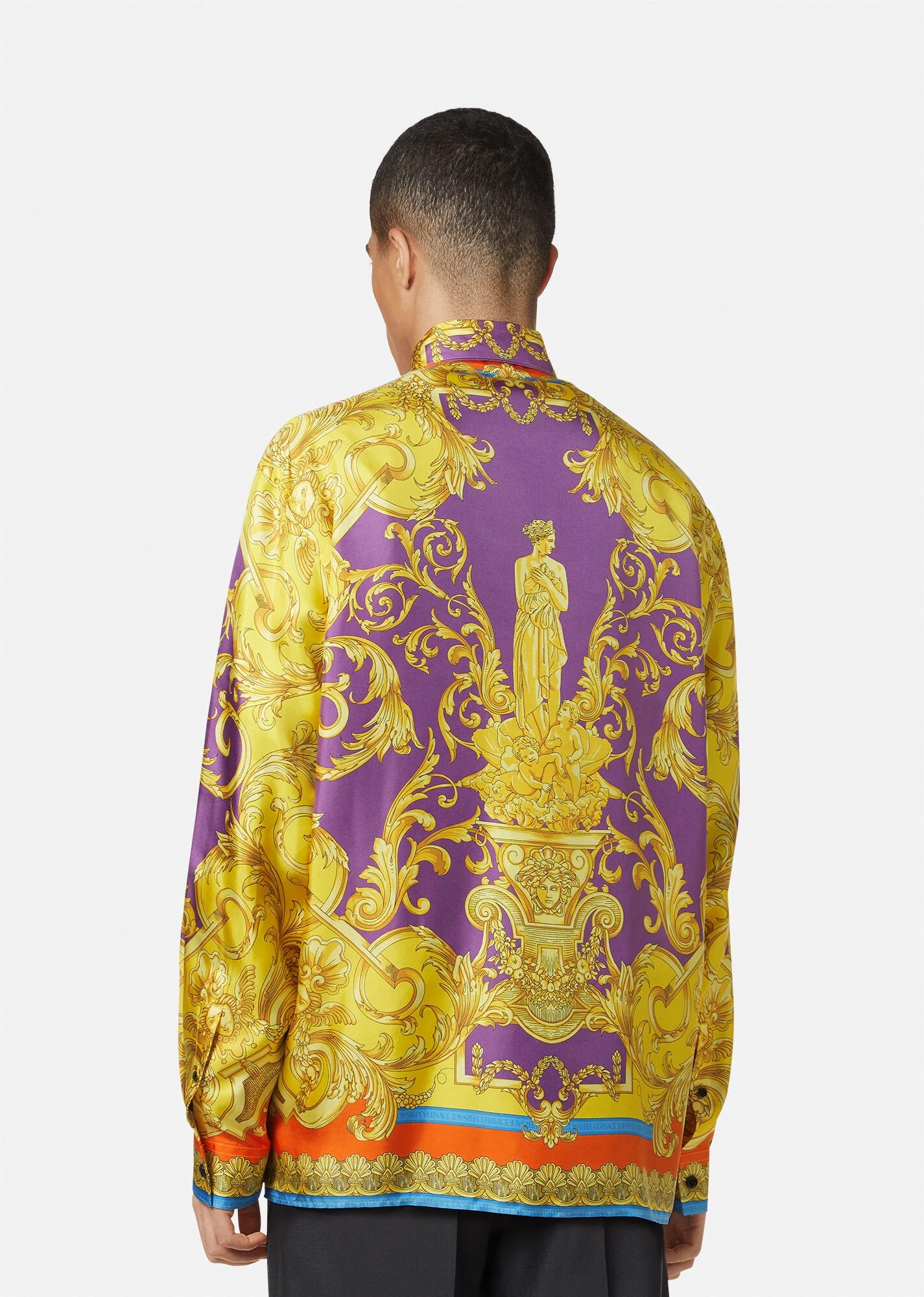 Barocco Goddess Silk Shirt - 4