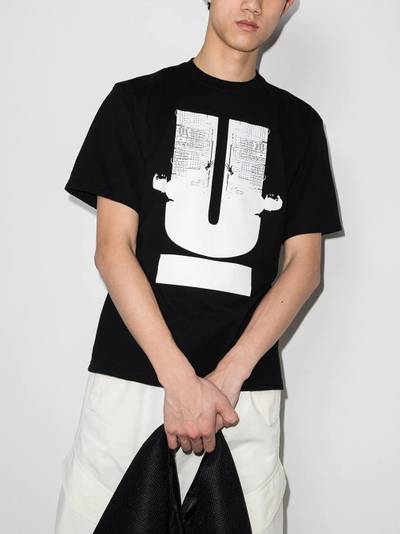 UNDERCOVER logo-print cotton T-shirt outlook