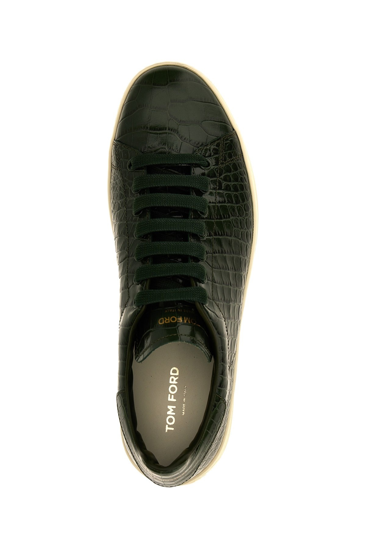 Croc print sneakers - 4