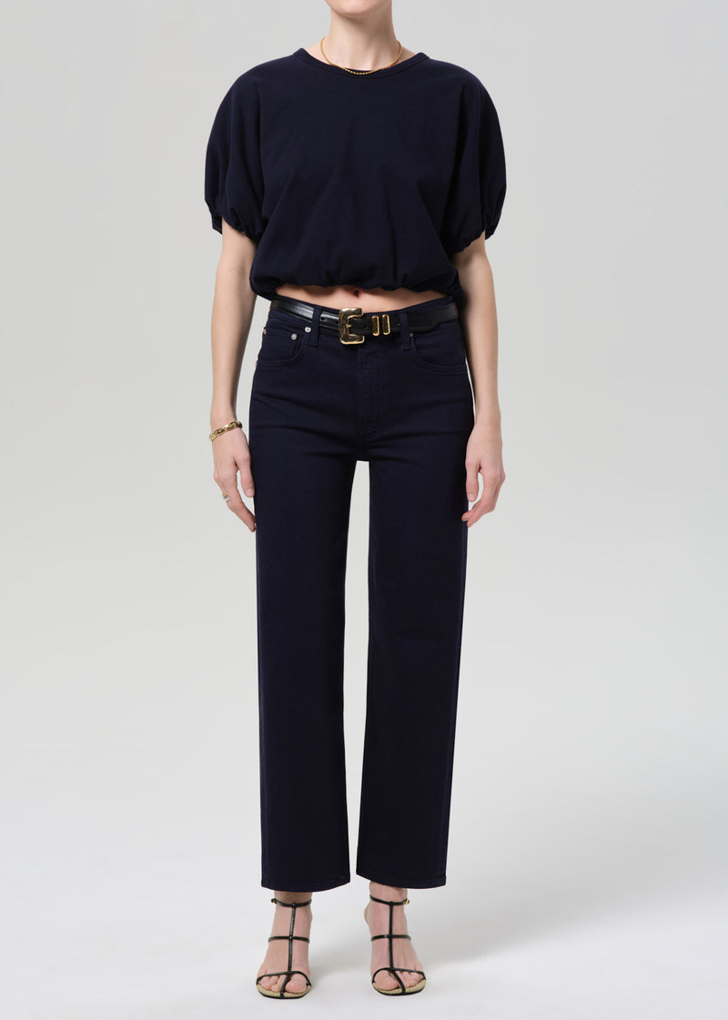 Palma Straight Clean Hem In Navy - 1