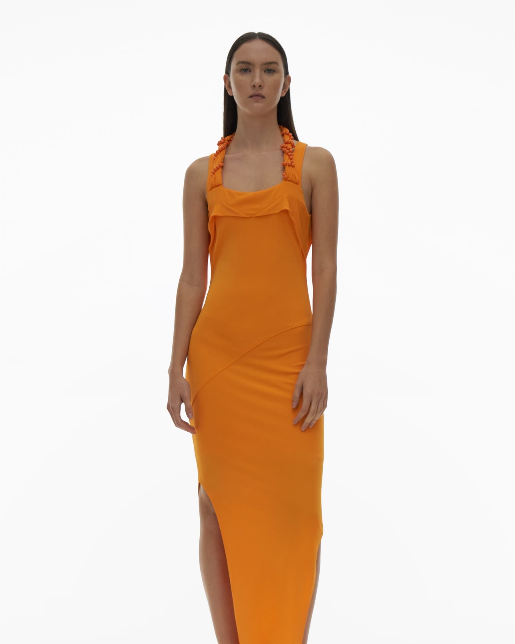 TWISTED JERSEY DRESS - 3