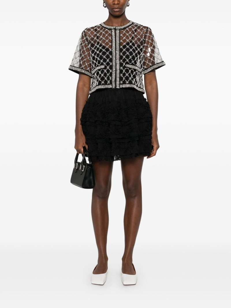 maje embroidered tulle top outlook